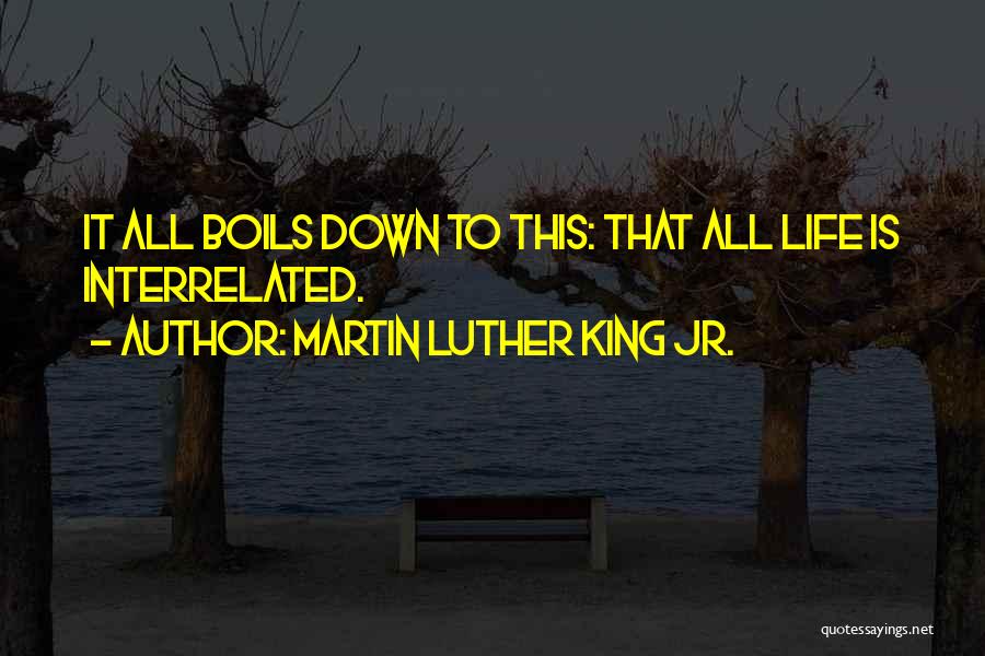 Interrelated Quotes By Martin Luther King Jr.