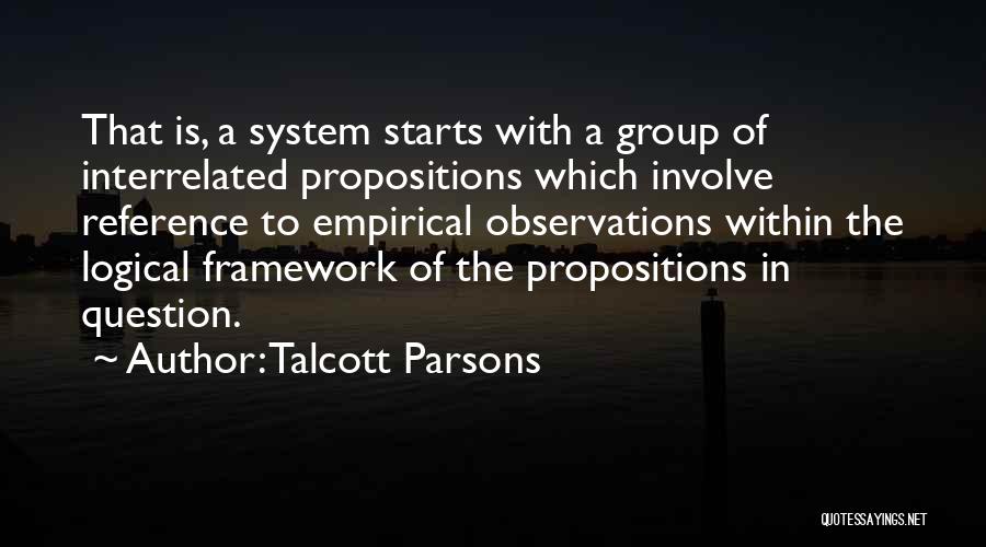 Interrelated Quotes By Talcott Parsons