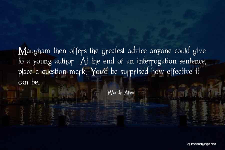 Interrogation Mark Quotes By Woody Allen Interrogation Mark Quotes By Woody Allen