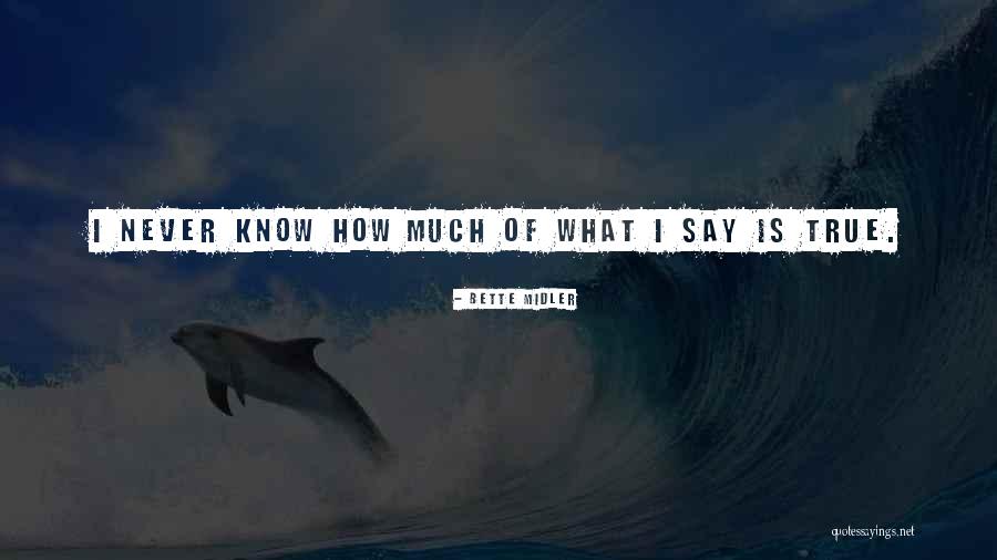 Interrupting And Talking Over Quotes By Bette Midler
