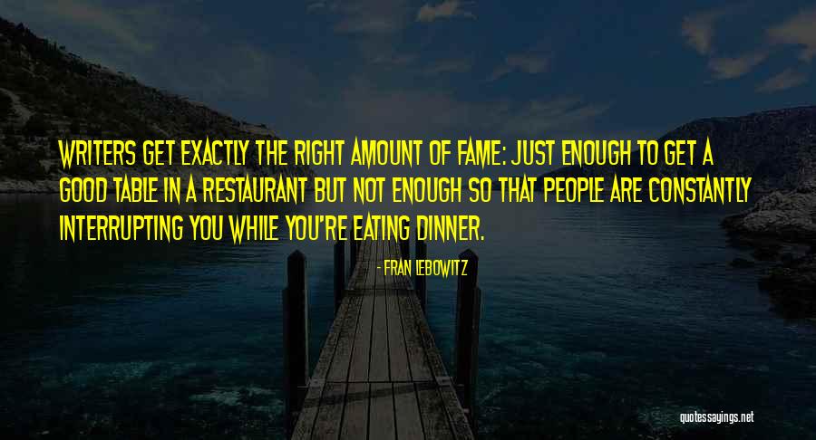 Interrupting People Quotes By Fran Lebowitz Interrupting People Quotes By Fran Lebowitz