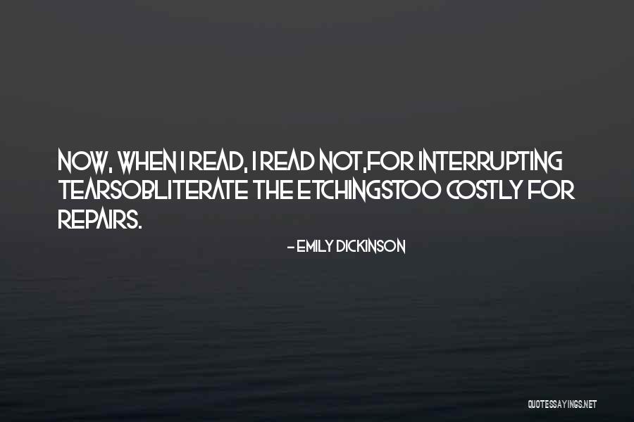 Interrupting Quotes By Emily Dickinson