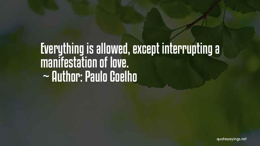 Interrupting Quotes By Paulo Coelho