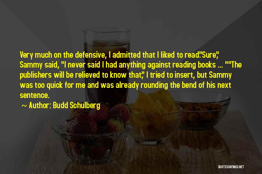 Interruption Quotes By Budd Schulberg
