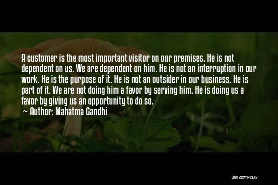 Interruption Quotes By Mahatma Gandhi