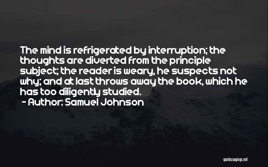 Interruption Quotes By Samuel Johnson