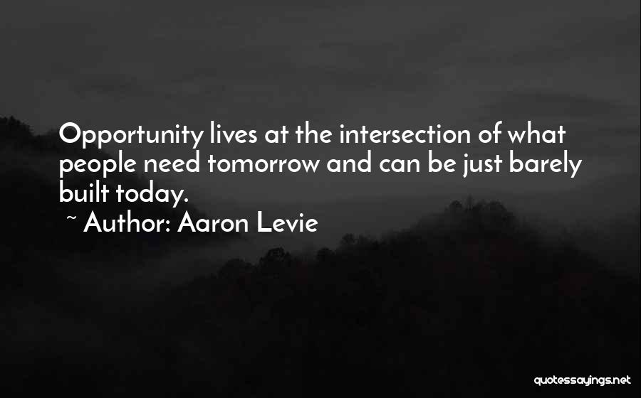 Intersection Quotes By Aaron Levie