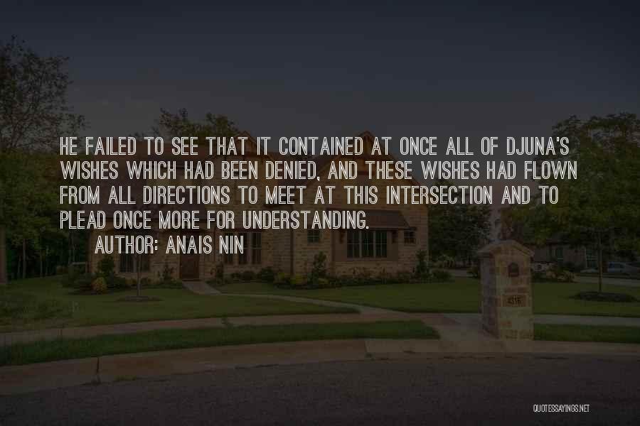 Intersection Quotes By Anais Nin