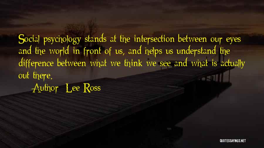 Intersection Quotes By Lee Ross