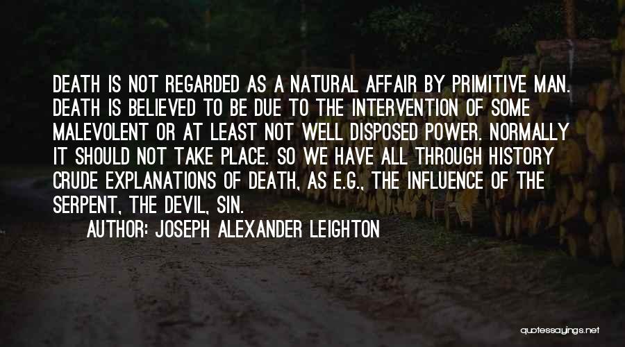 Intervention A E Quotes By Joseph Alexander Leighton