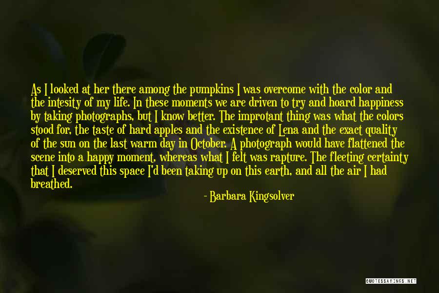 Intesity Quotes By Barbara Kingsolver Intesity Quotes By Barbara Kingsolver