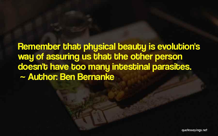 Intestinal Quotes By Ben Bernanke