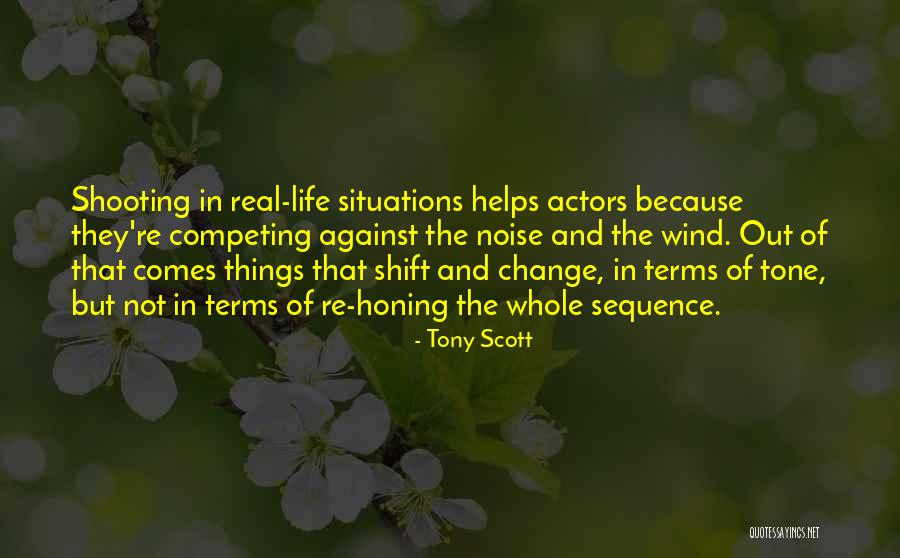 Intimate Connection Through Eye Contact Quotes By Tony Scott Intimate Connection Through Eye Contact Quotes By Tony Scott