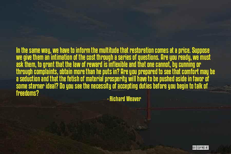 Intimation Quotes By Richard Weaver Intimation Quotes By Richard Weaver
