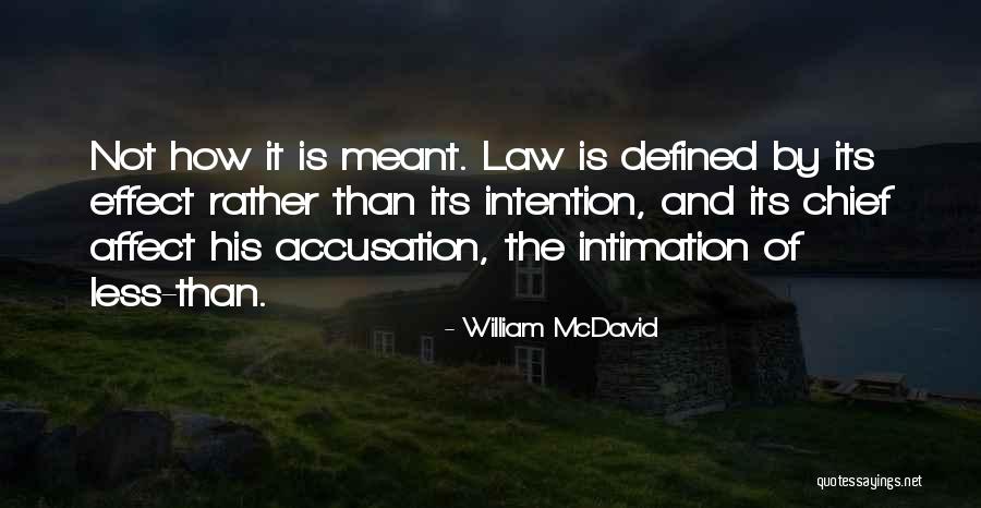 Intimation U S Quotes By William McDavid Intimation U S Quotes By William McDavid