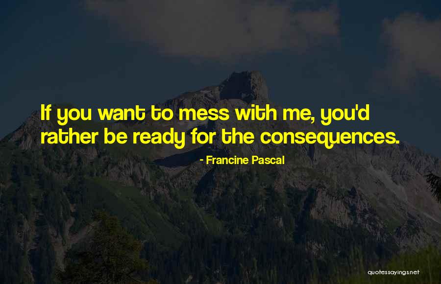 Intiment Quotes By Francine Pascal Intiment Quotes By Francine Pascal