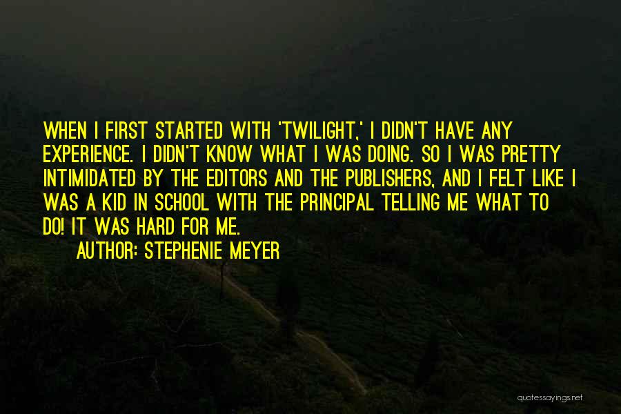 Intimidated By Me Quotes By Stephenie Meyer