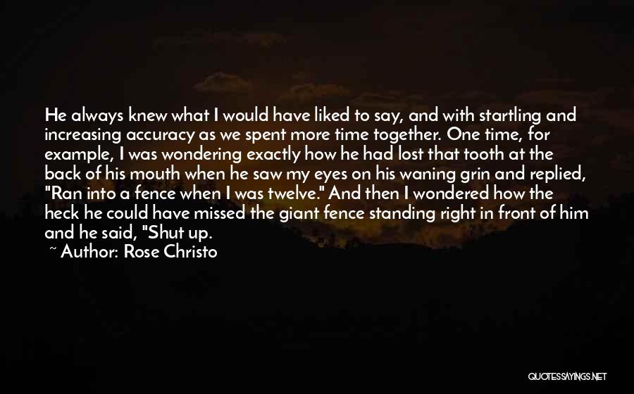 Into My Eyes Quotes By Rose Christo
