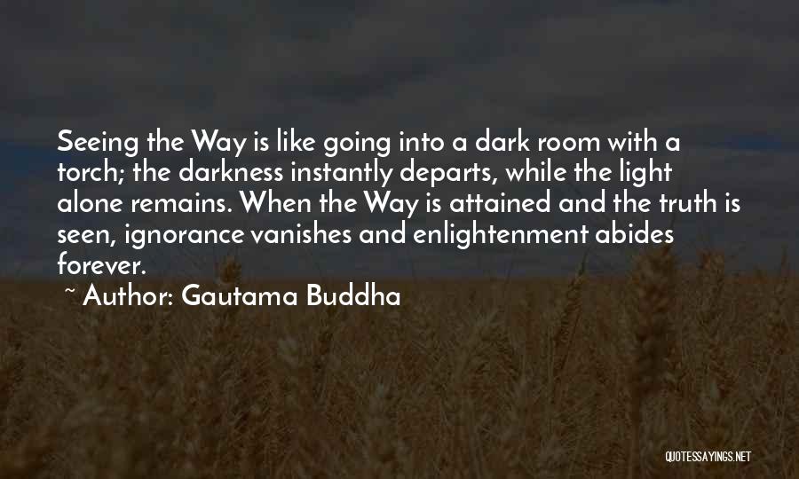 Into The Darkness Quotes By Gautama Buddha