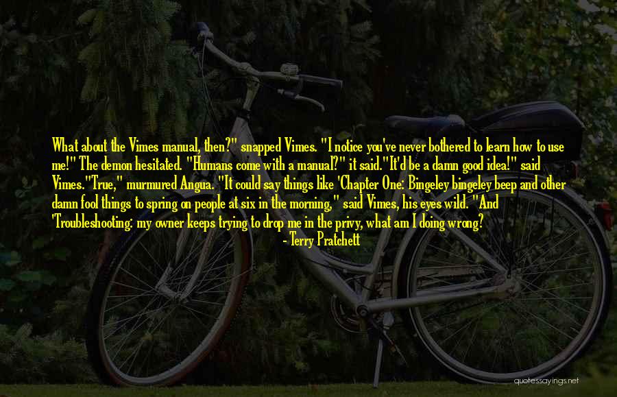 Into The Wild Chapter 7 Quotes By Terry Pratchett