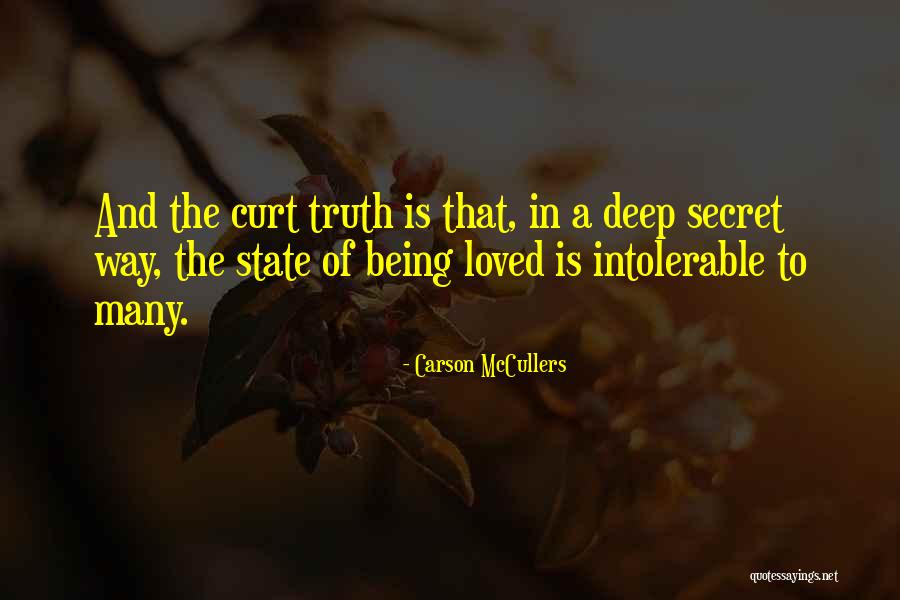 Intolerable Quotes By Carson McCullers Intolerable Quotes By Carson McCullers