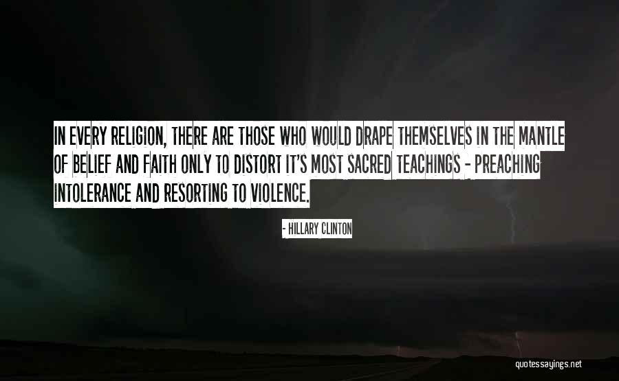 Intolerance And Religion Quotes By Hillary Clinton Intolerance And Religion Quotes By Hillary Clinton
