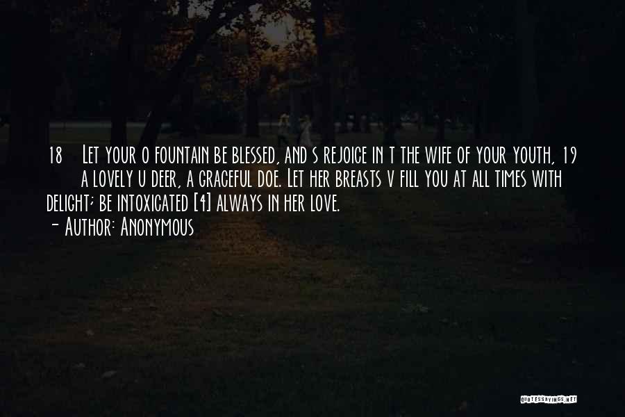 Intoxicated Love Quotes By Anonymous