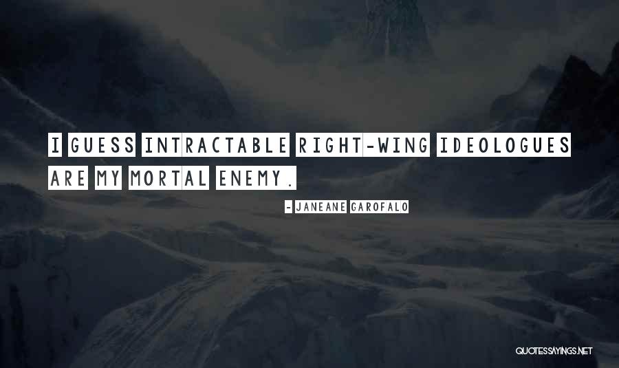 Intractable Quotes By Janeane Garofalo Intractable Quotes By Janeane Garofalo