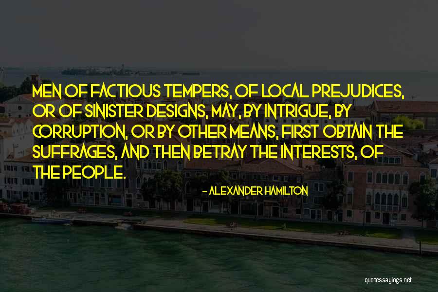 Intrigue Quotes By Alexander Hamilton