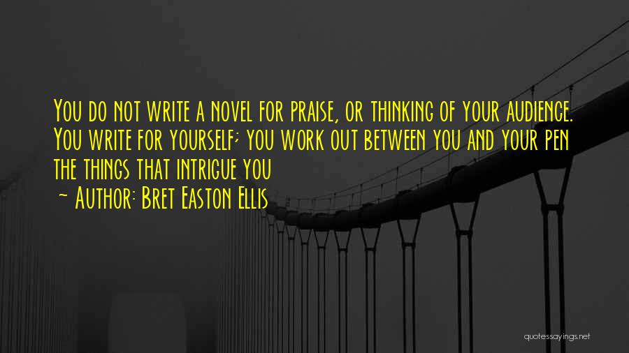 Intrigue Quotes By Bret Easton Ellis