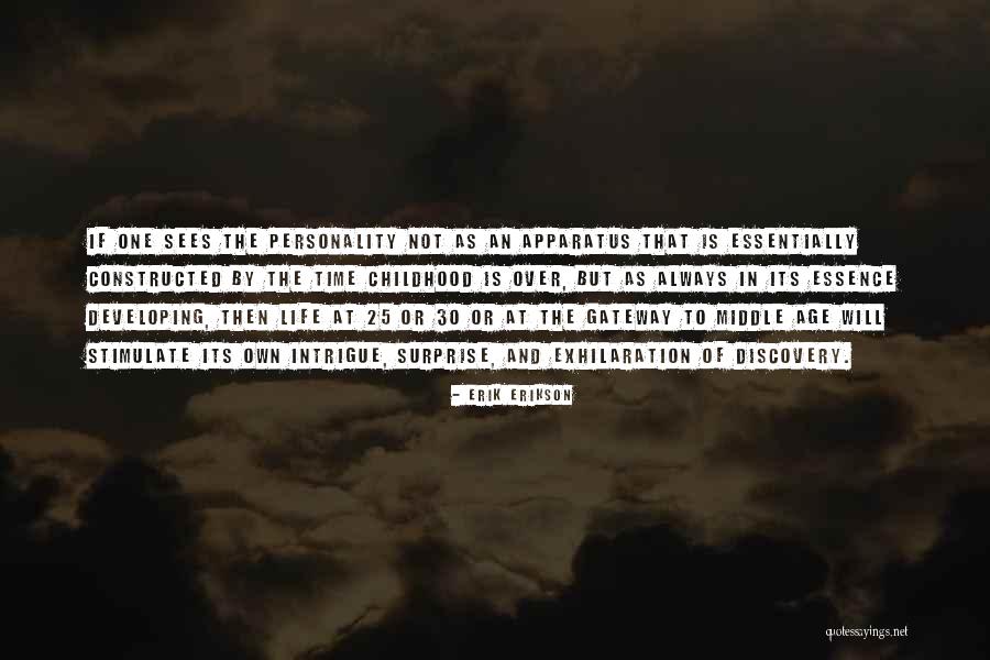 Intrigue Quotes By Erik Erikson Intrigue Quotes By Erik Erikson