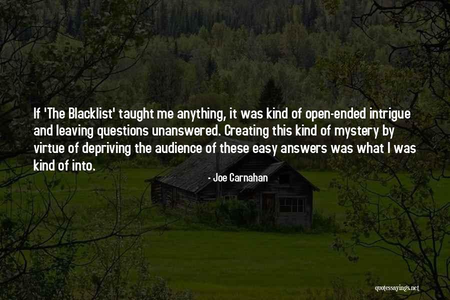 Intrigue Quotes By Joe Carnahan