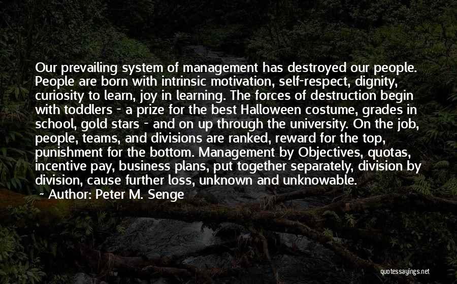 Intrinsic Motivation Quotes By Peter M. Senge