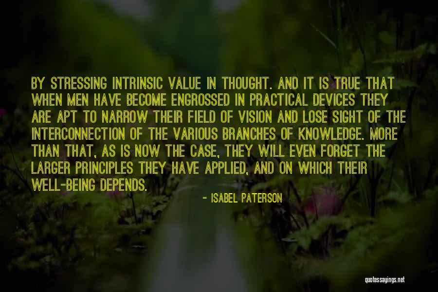 Intrinsic Value Quotes By Isabel Paterson