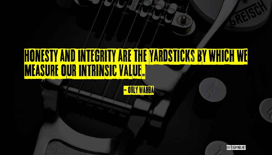 Intrinsic Value Quotes By Orly Wahba