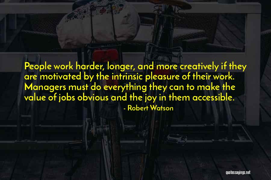 Intrinsic Value Quotes By Robert Watson