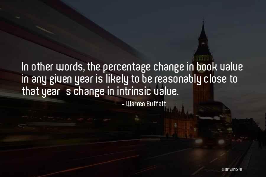 Intrinsic Value Quotes By Warren Buffett