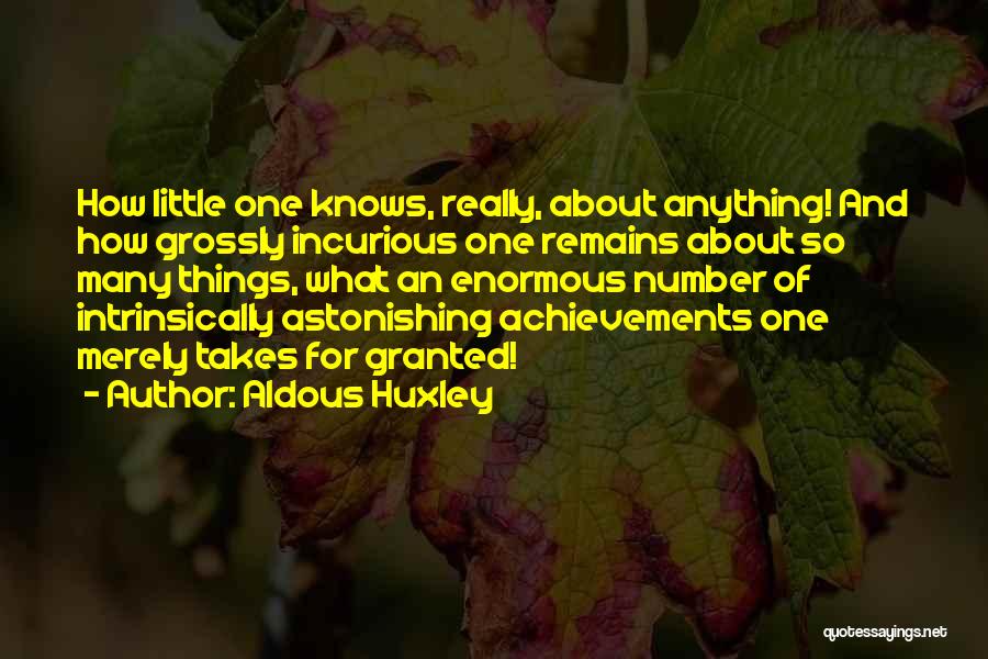 Intrinsically Quotes By Aldous Huxley