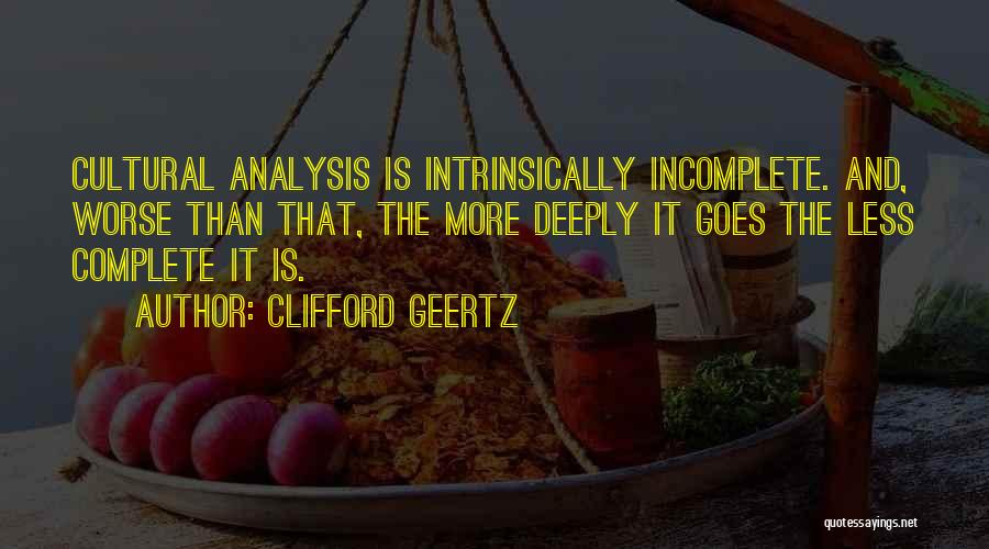 Intrinsically Quotes By Clifford Geertz