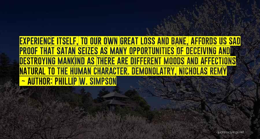 Intro Quotes By Phillip W. Simpson