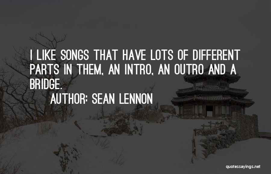 Intro Quotes By Sean Lennon