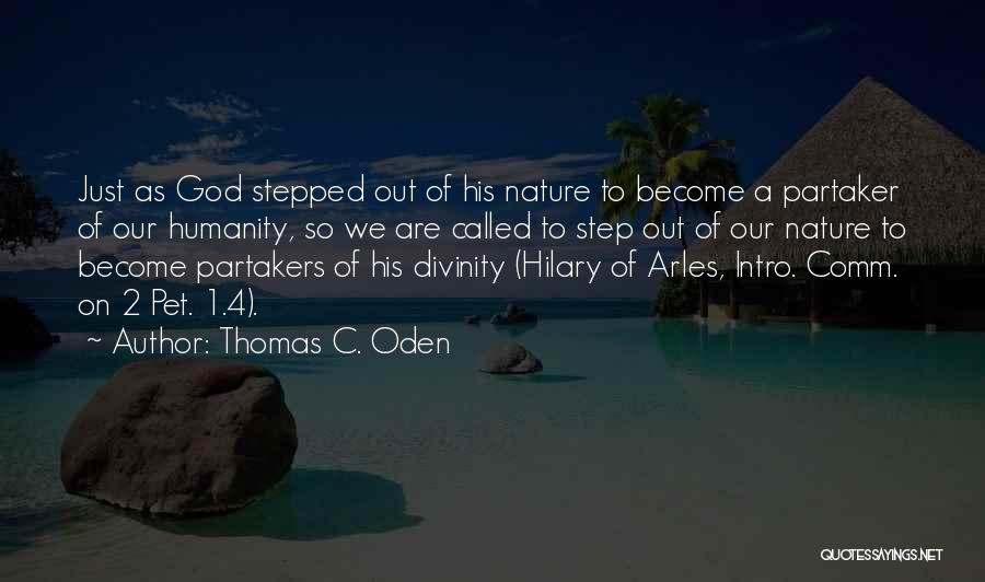 Intro Quotes By Thomas C. Oden