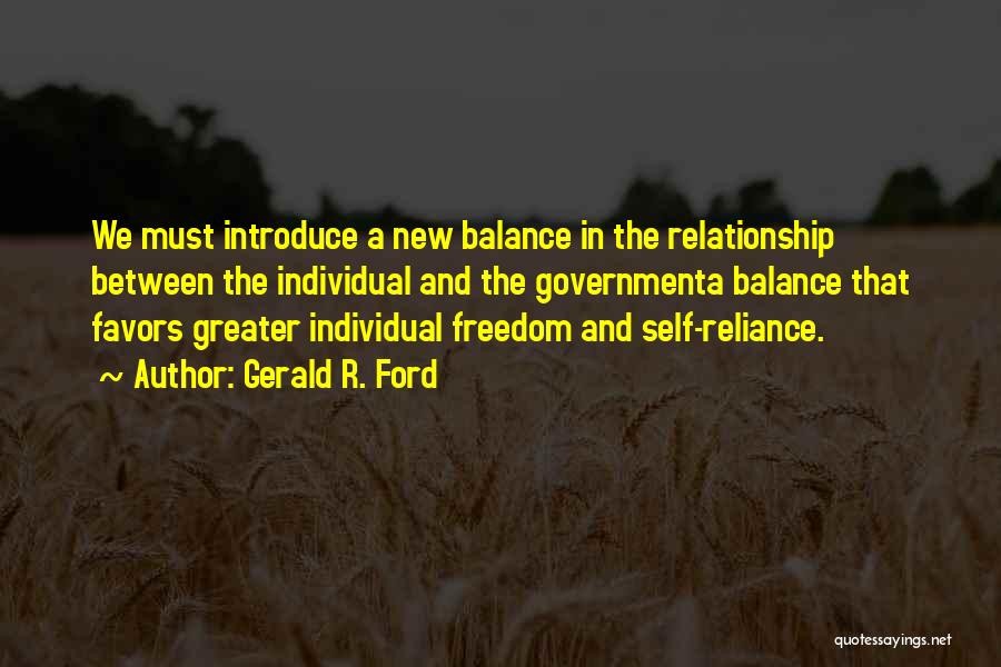 Introduce Self Quotes By Gerald R. Ford