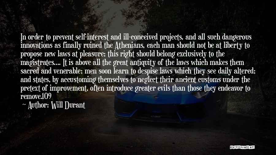 Introduce Self Quotes By Will Durant