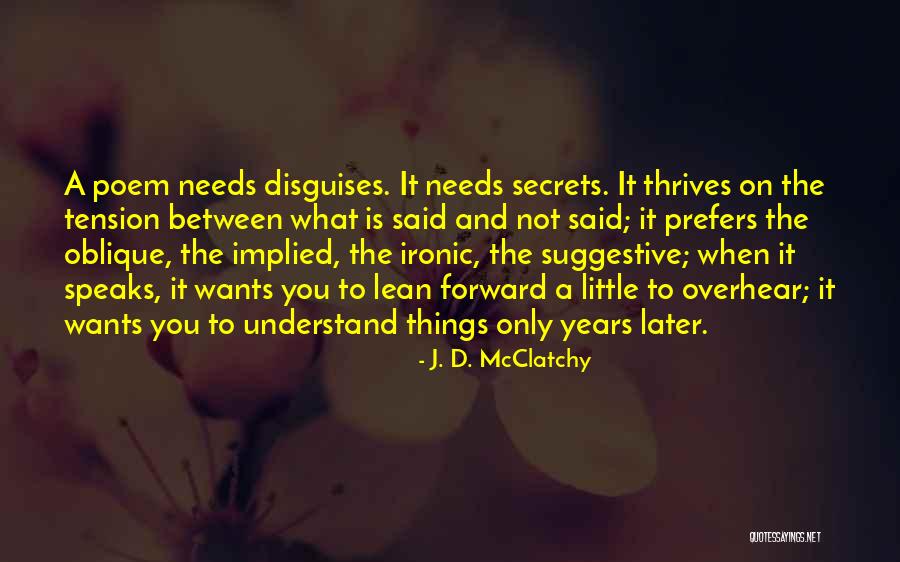 Introduces To The Mix Quotes By J. D. McClatchy Introduces To The Mix Quotes By J. D. McClatchy