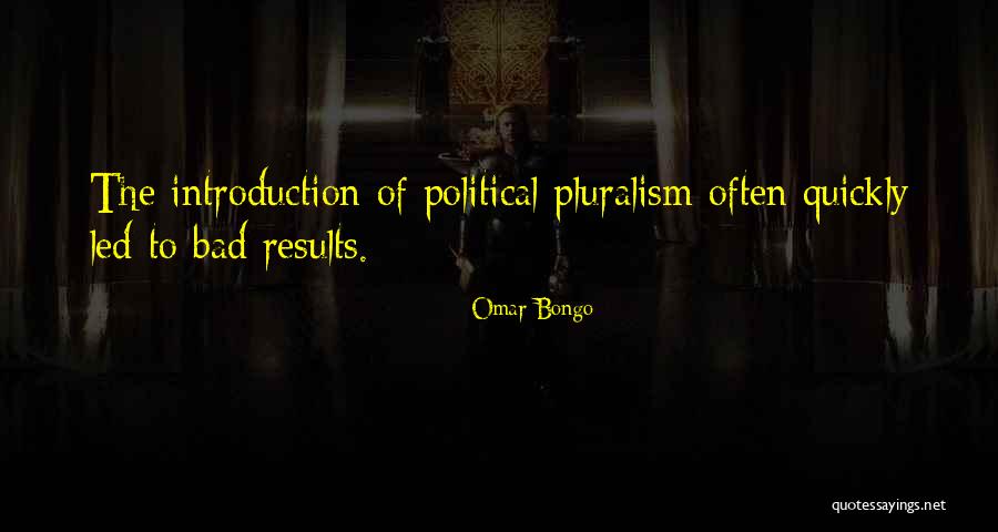 Introduction Myself Quotes By Omar Bongo