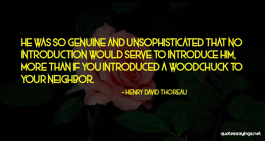 Introduction Quotes By Henry David Thoreau