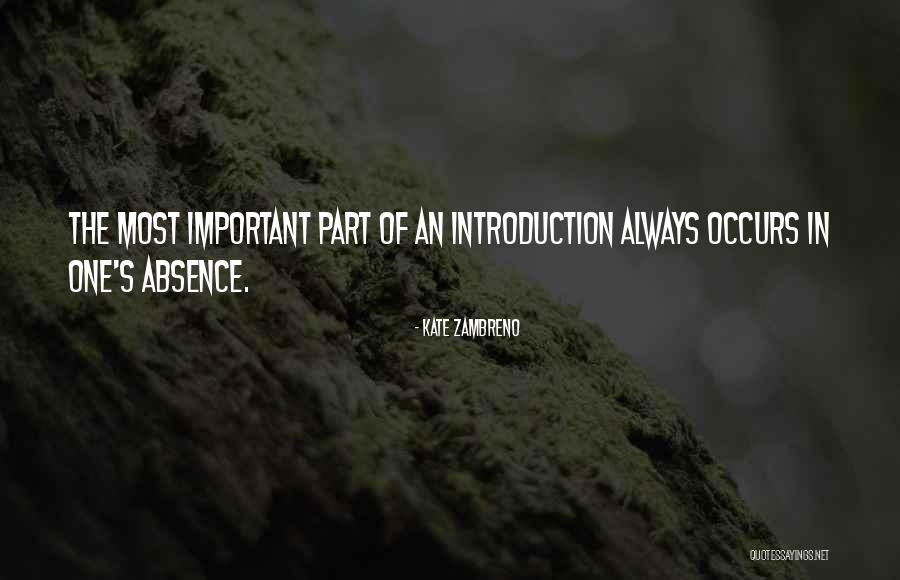 Introduction Quotes By Kate Zambreno