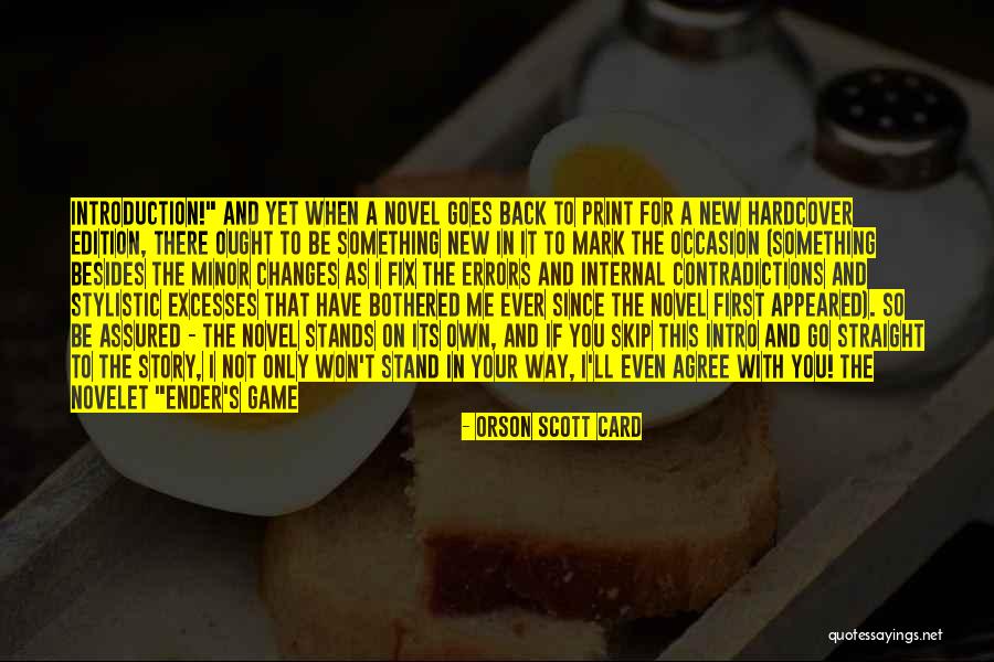 Introduction To Ender S Game Quotes By Orson Scott Card Introduction To Ender S Game Quotes By Orson Scott Card