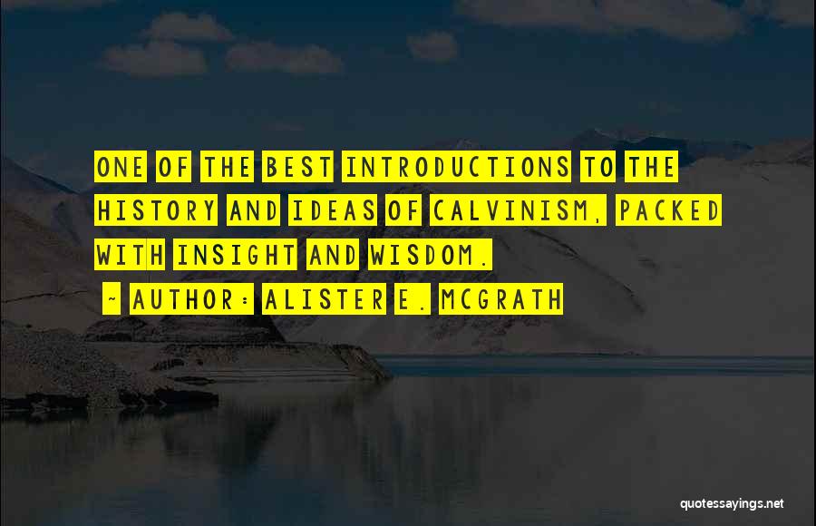 Introductions Quotes By Alister E. McGrath